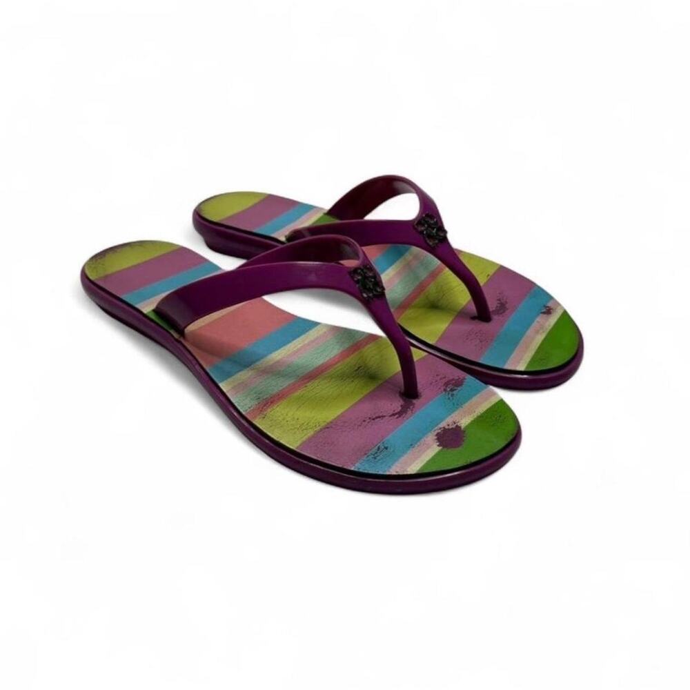 Y2K Coach Jelly Pink multicolor sandals size 7